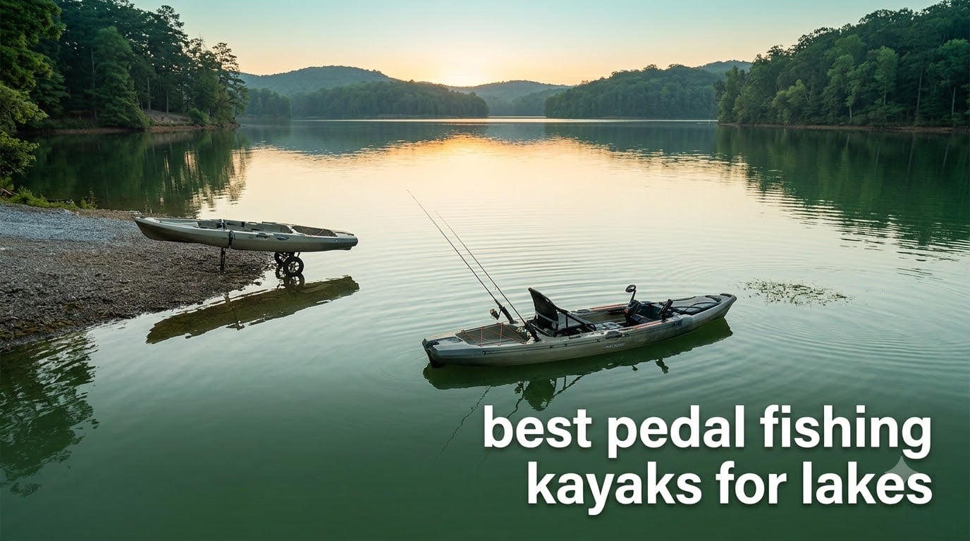 best pedal fishing kayaks for lakes