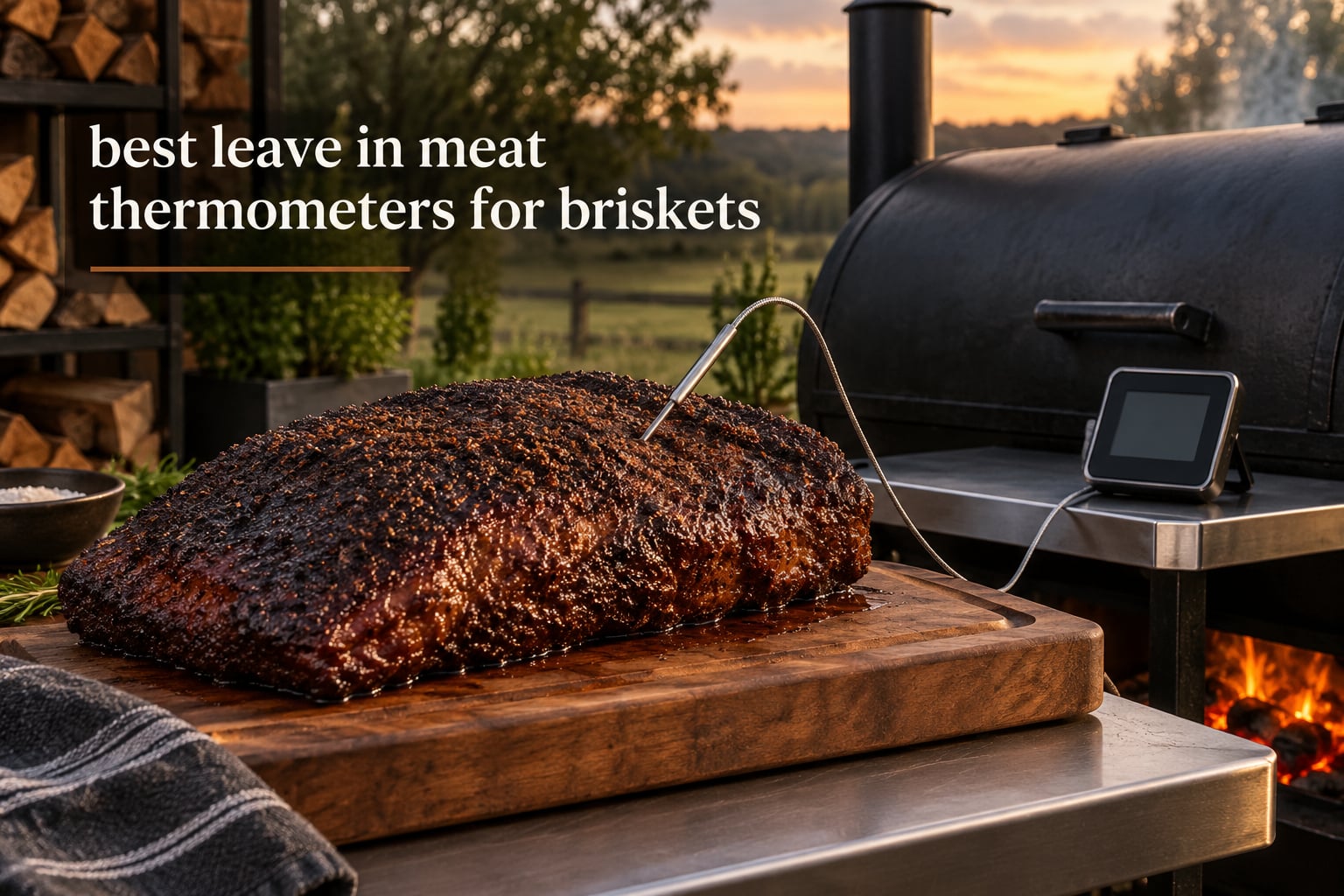 best leave in meat thermometers for briskets