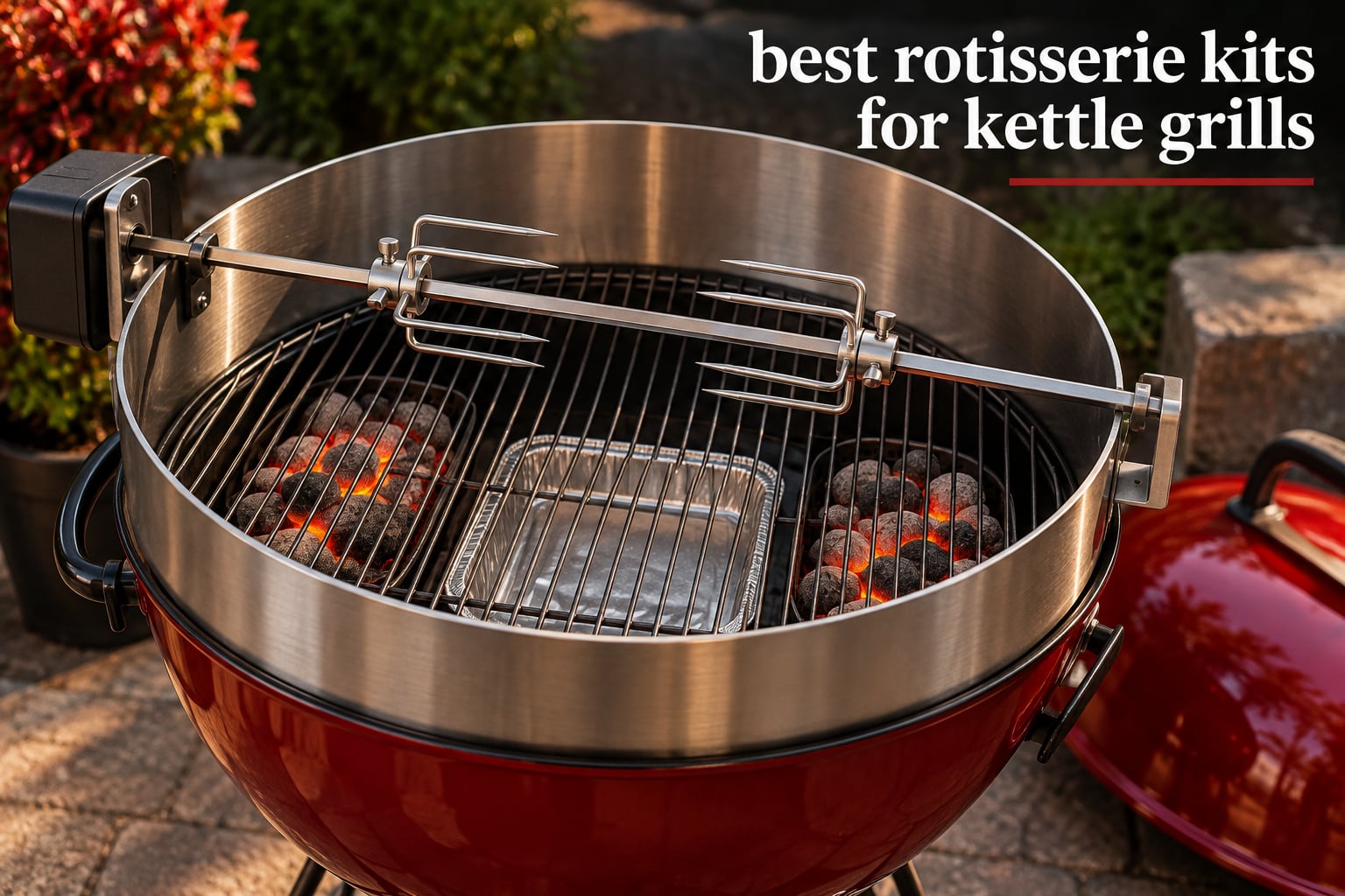 best rotisserie kits for kettle grills