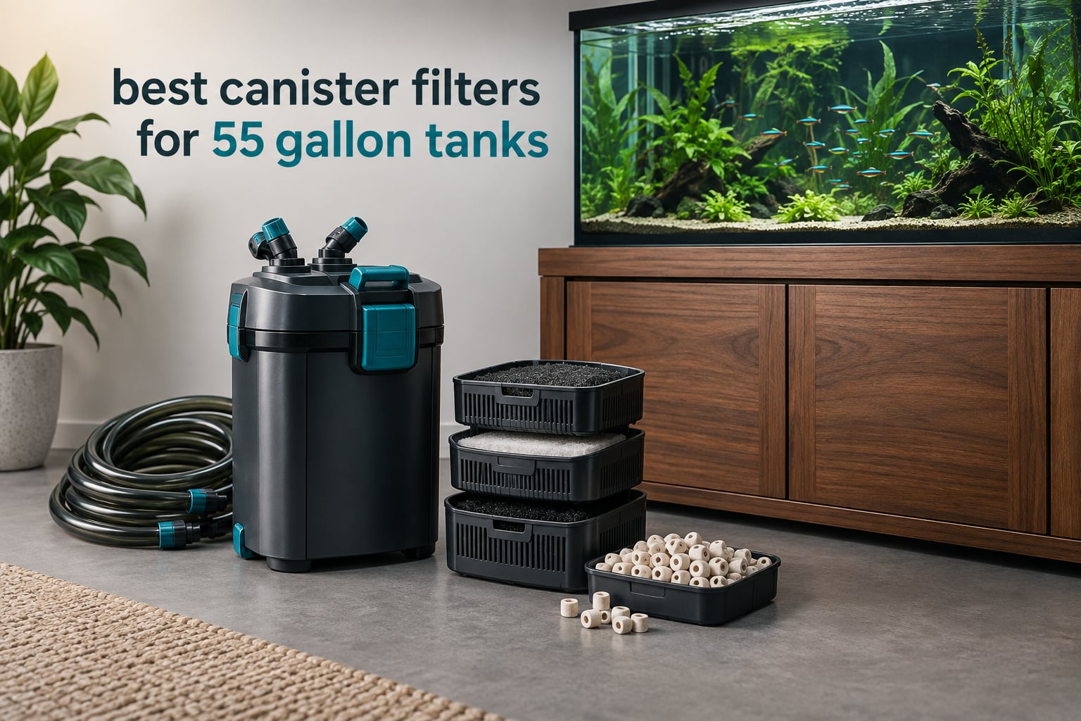 best canister filters for 55 gallon tanks