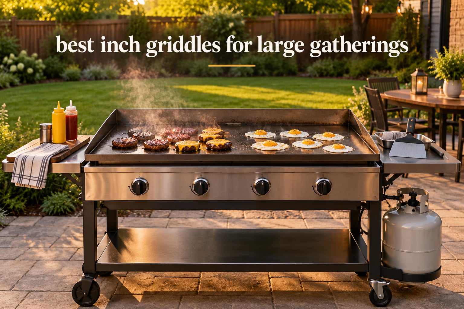 best 36 inch griddles for large gatherings