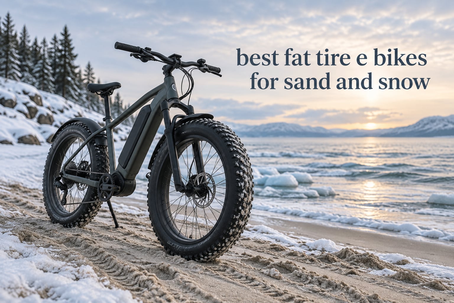 best fat tire e bikes for sand and snow