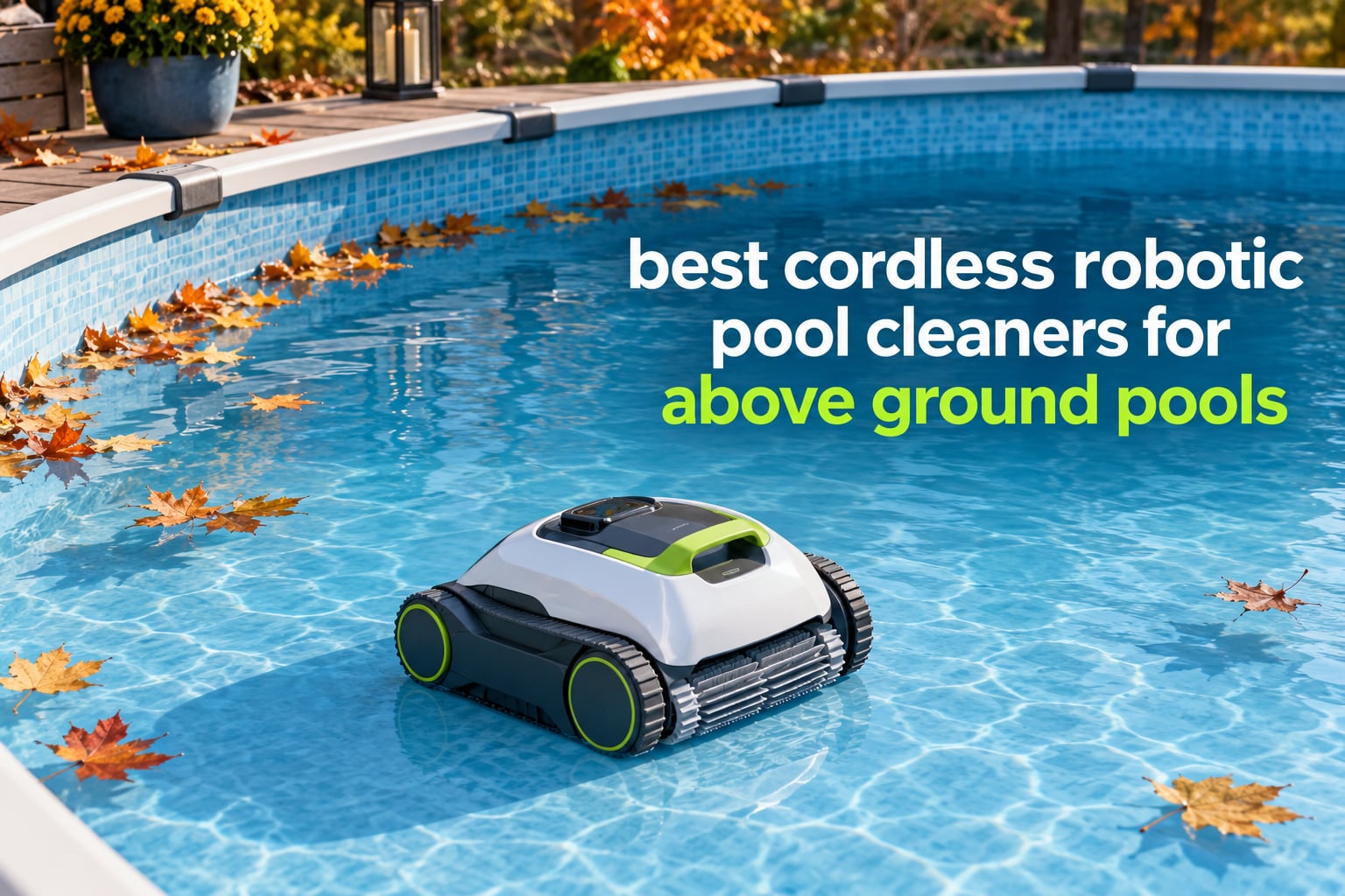 best cordless robotic pool cleaners for above ground pools