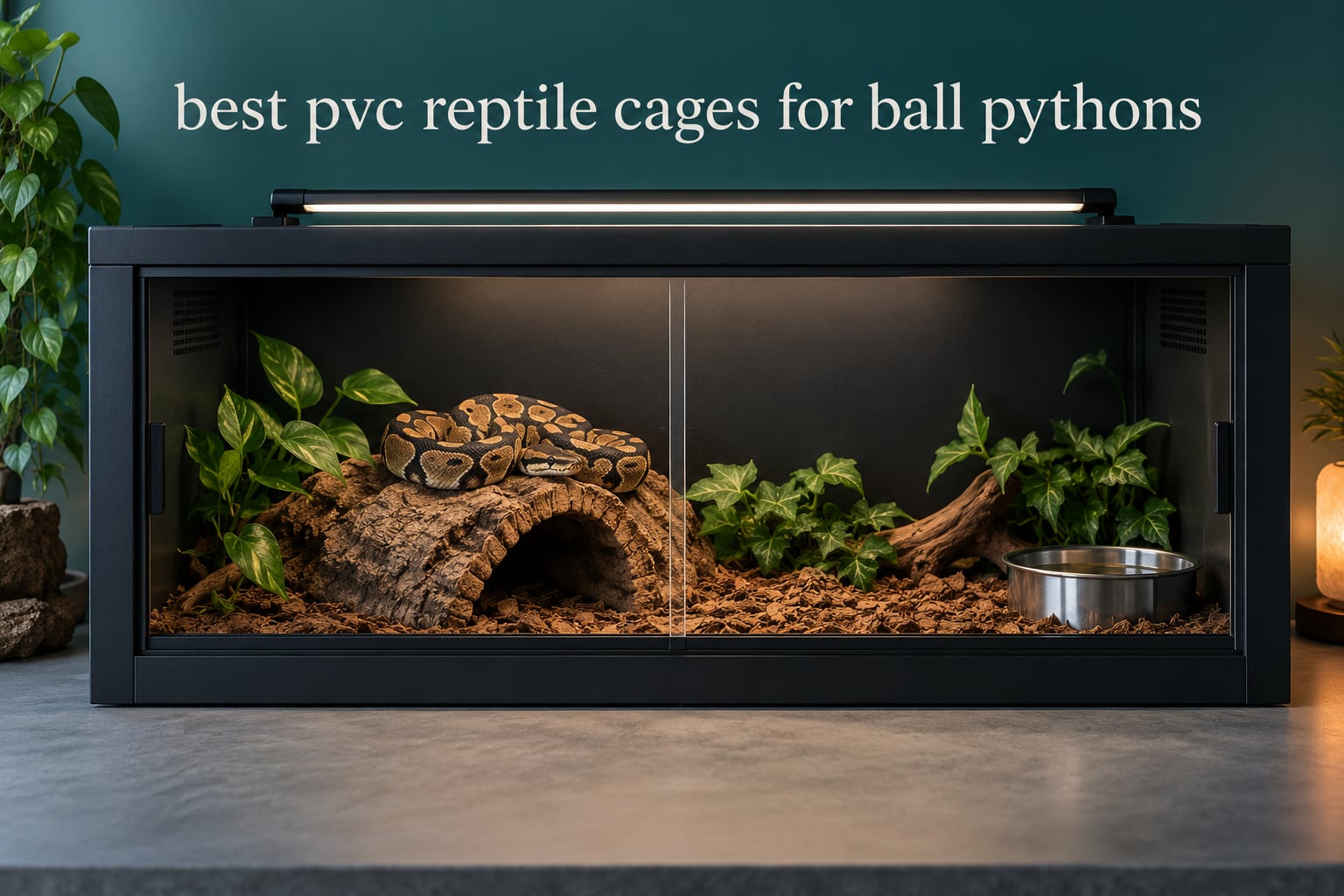 best pvc reptile cages for ball pythons