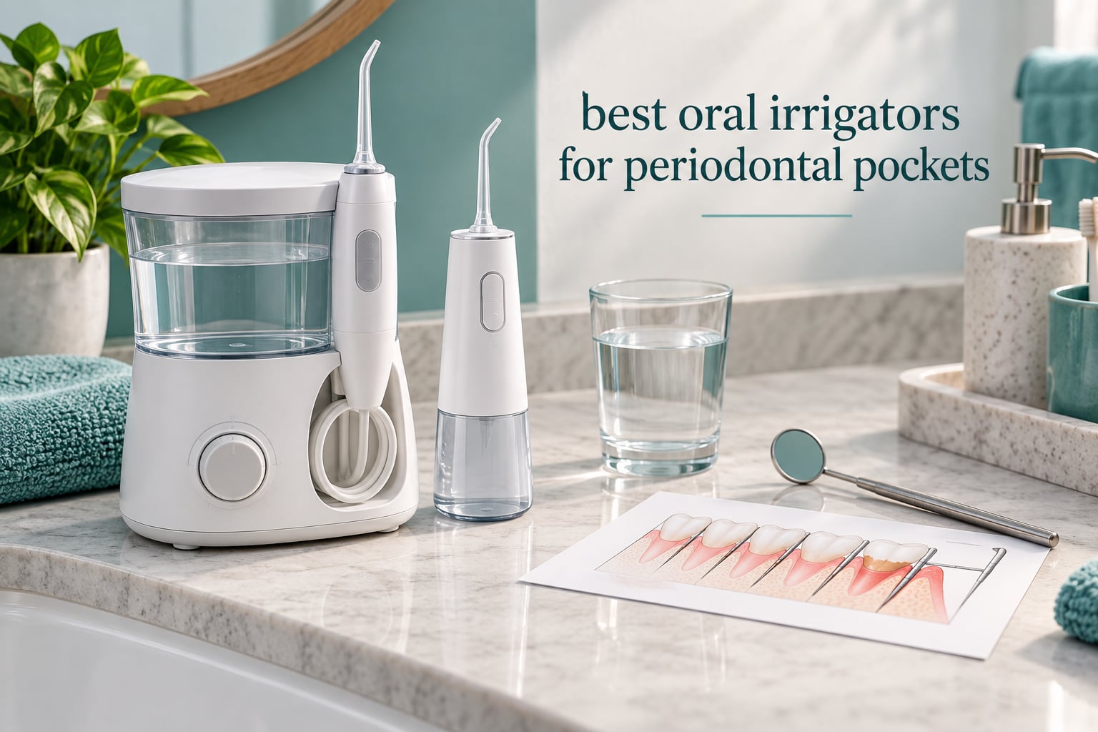 best oral irrigators for periodontal pockets
