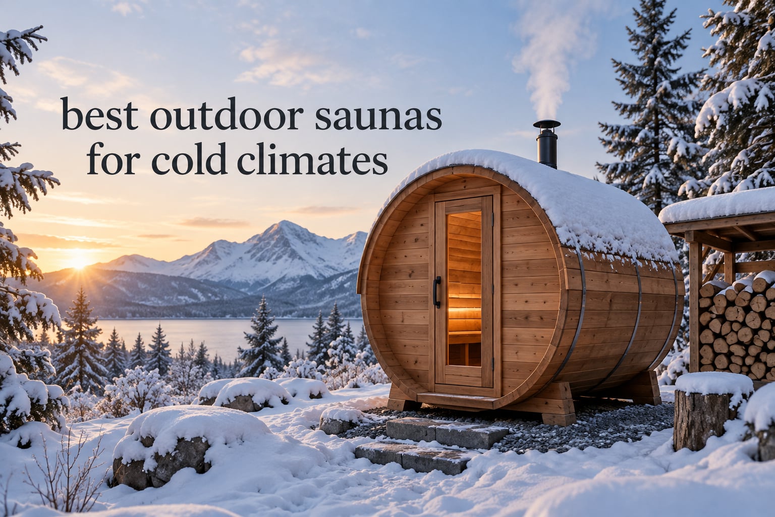 best outdoor saunas for cold climates