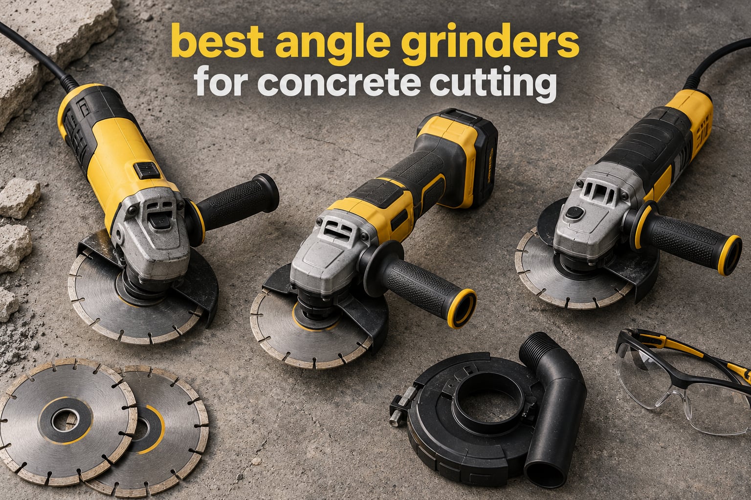 best angle grinders for concrete cutting