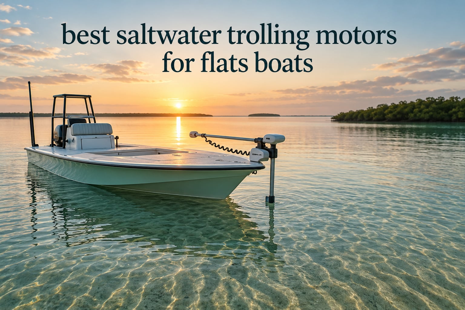 best saltwater trolling motors for flats boats