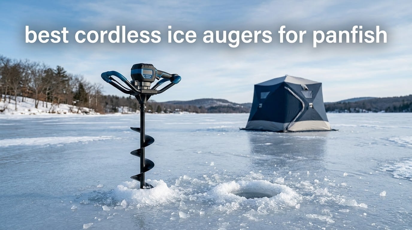 best cordless ice augers for panfish