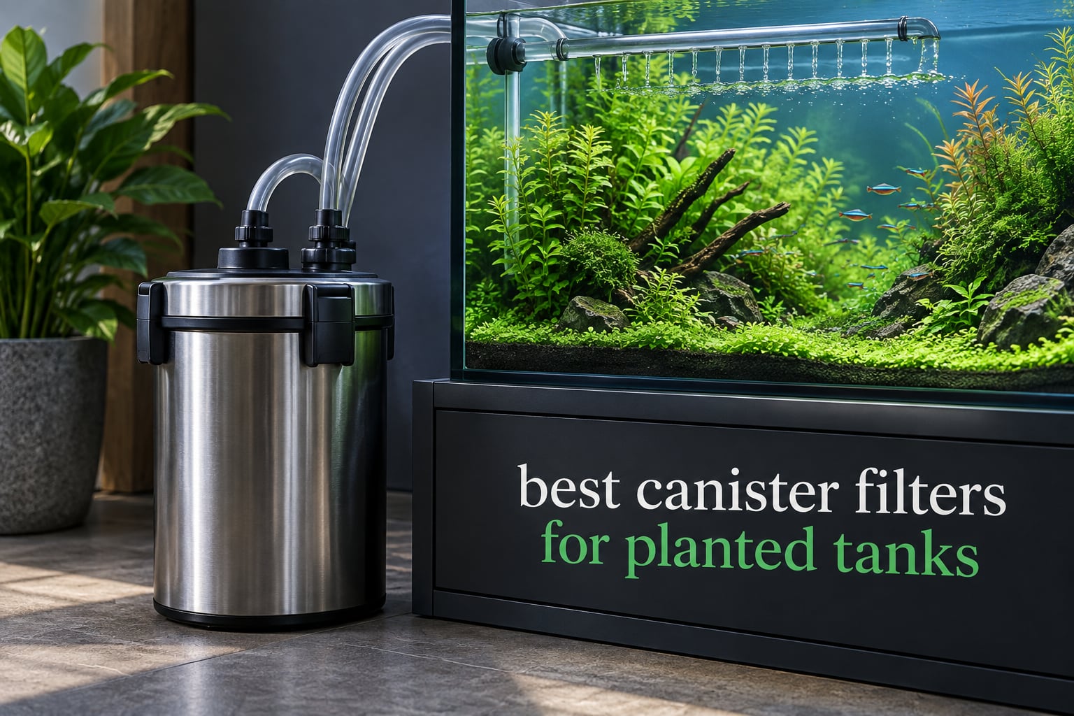 best canister filters for planted tanks
