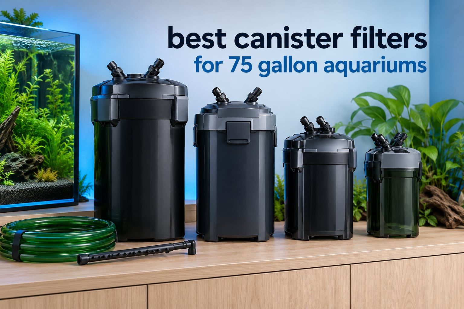 best canister filters for 75 gallon aquariums