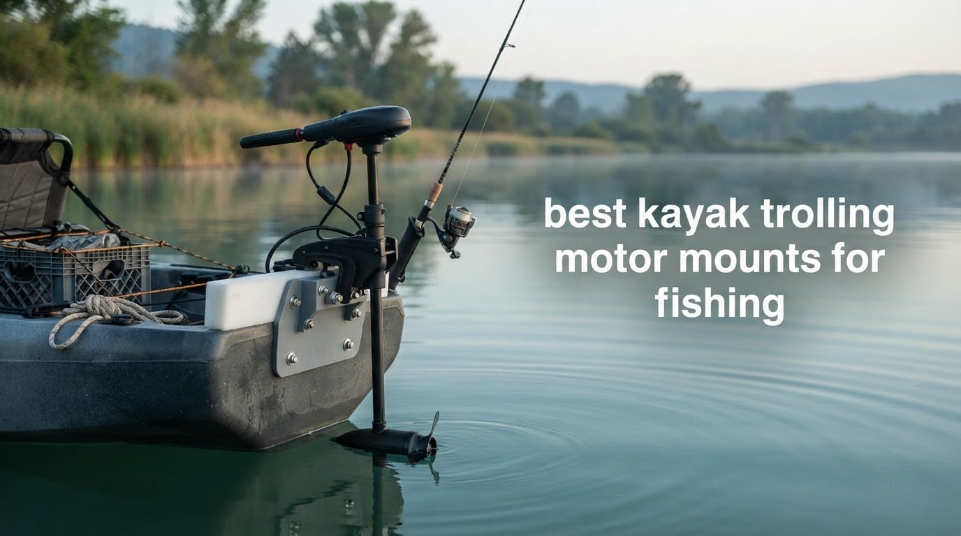 best kayak trolling motor mounts for fishing
