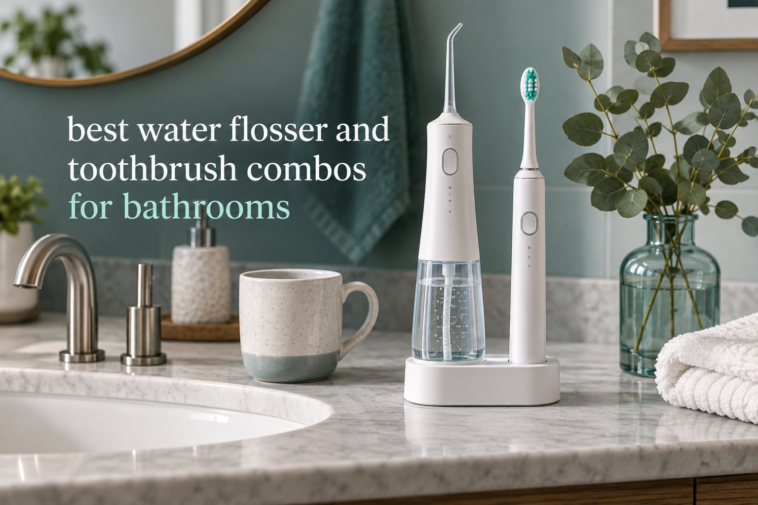 best water flosser and toothbrush combos for bathrooms