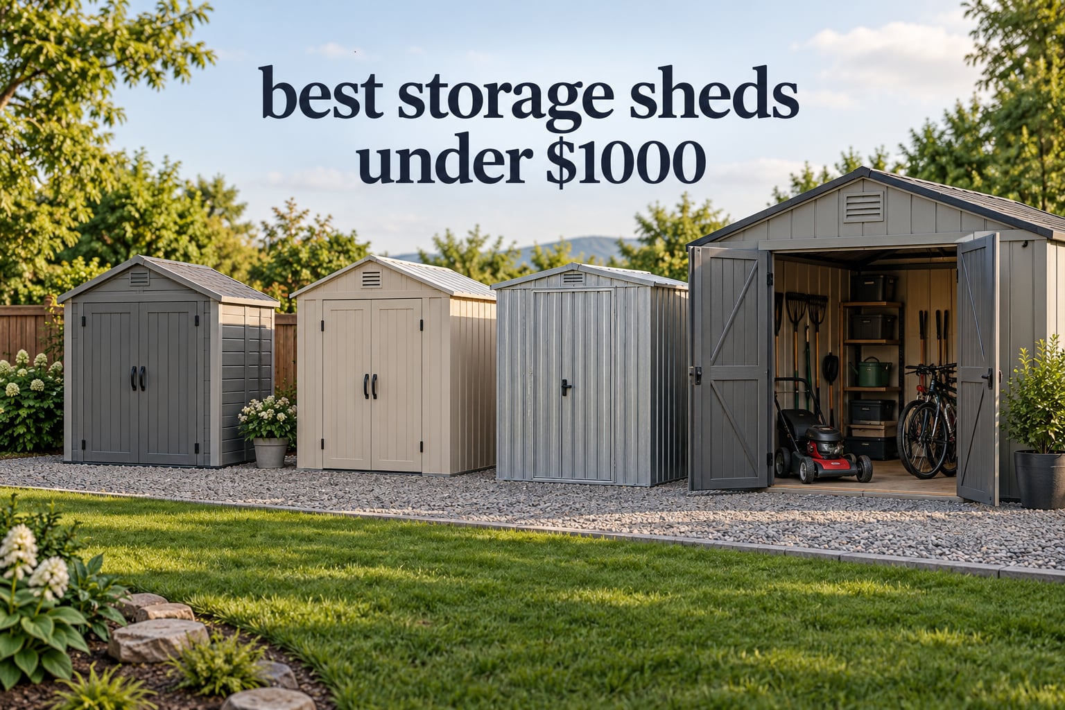 best storage sheds under $1000