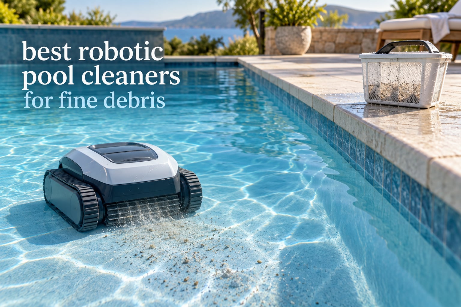 best robotic pool cleaners for fine debris
