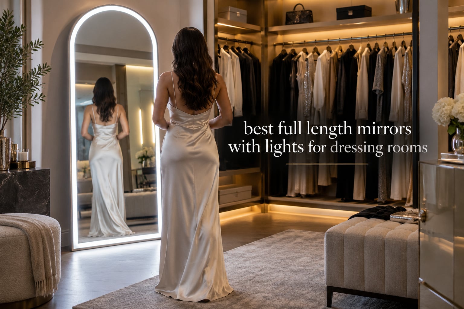 best full length mirrors with lights for dressing rooms