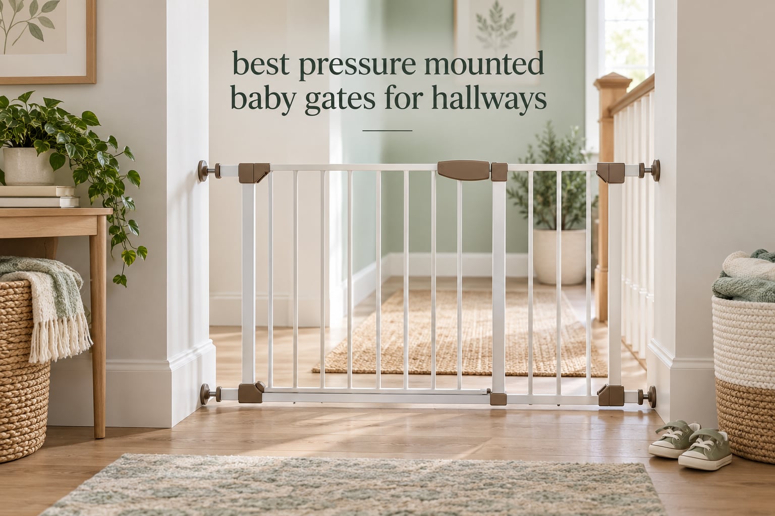 best pressure mounted baby gates for hallways