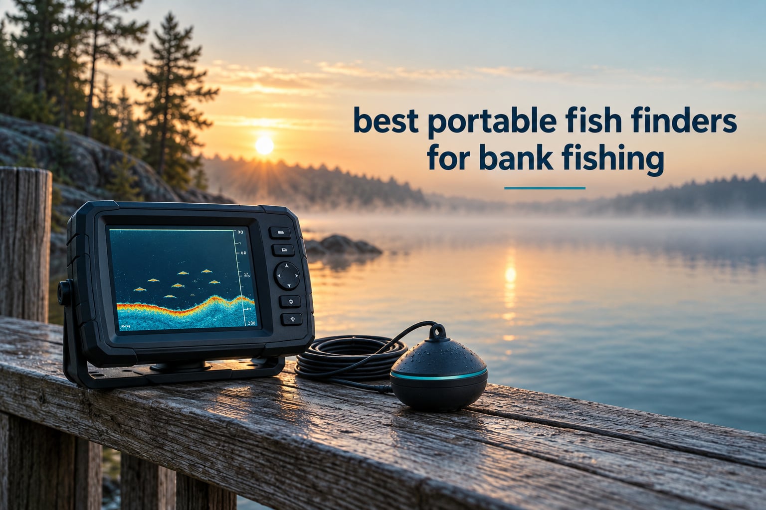 best portable fish finders for bank fishing