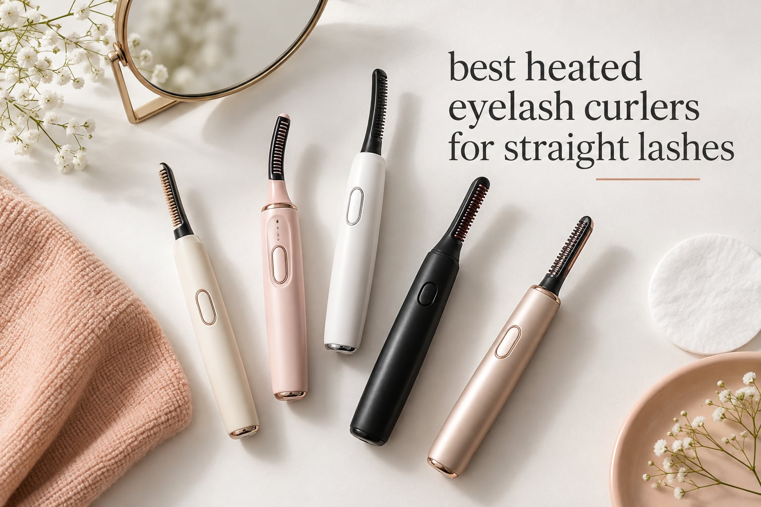 best heated eyelash curlers for straight lashes