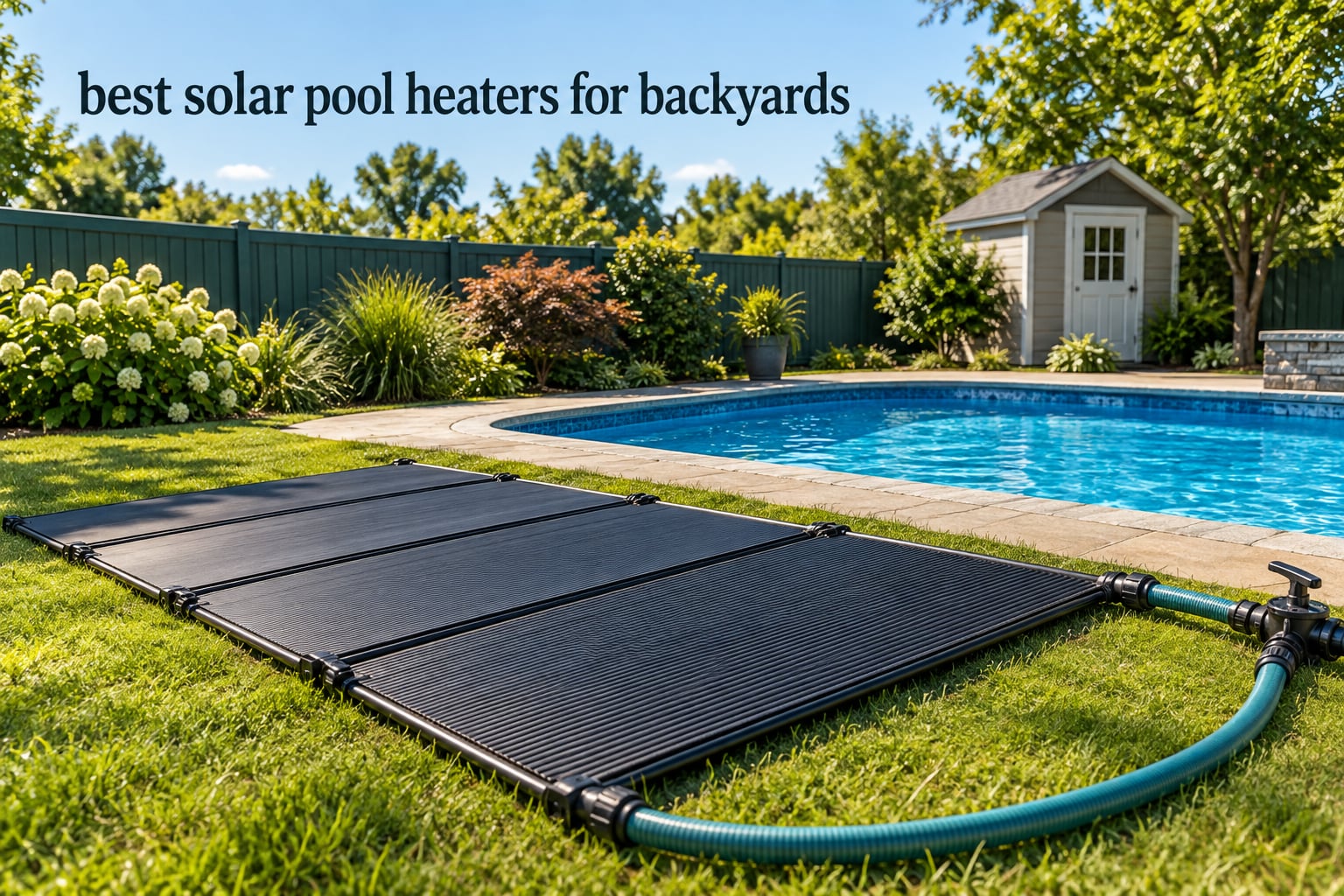 best solar pool heaters for backyards