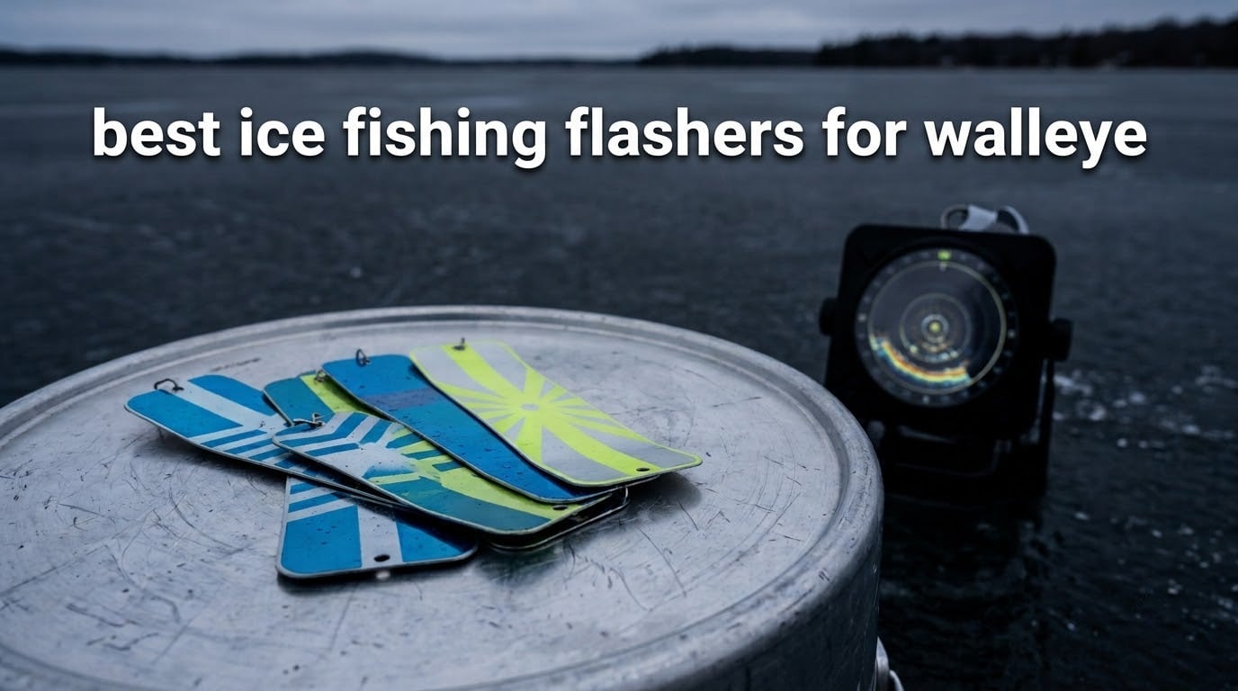 best ice fishing flashers for walleye