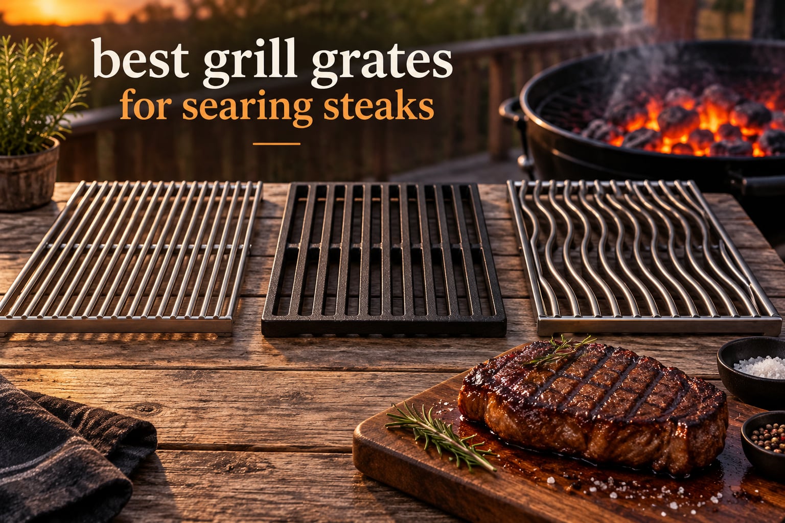 best grill grates for searing steaks