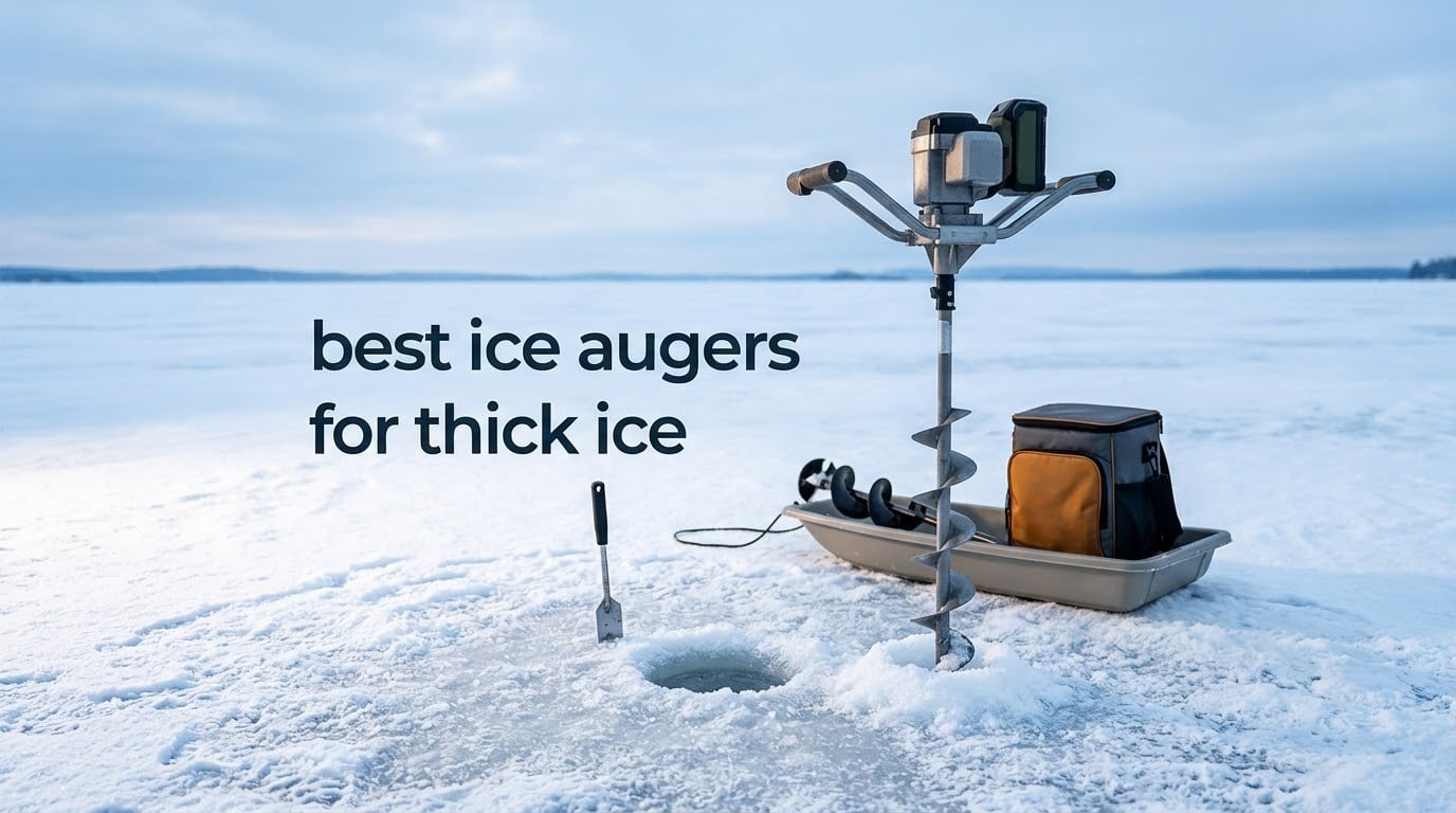 best ice augers for thick ice