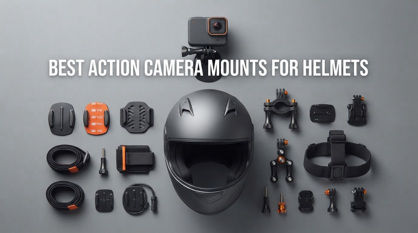 best action camera mounts for helmets
