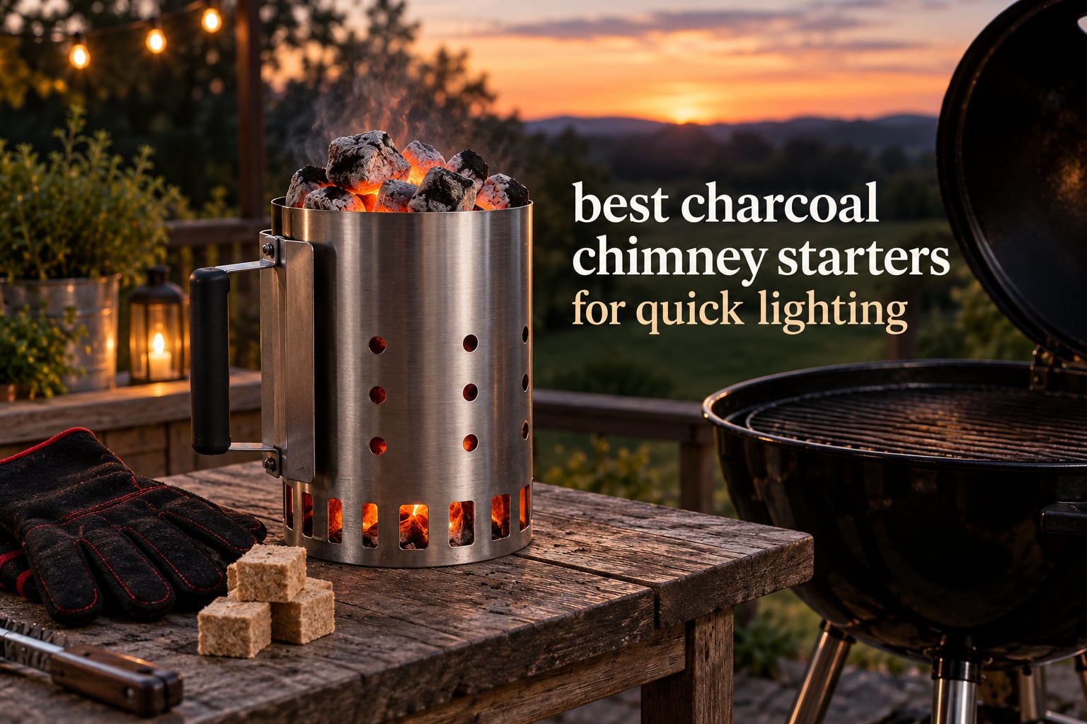 best charcoal chimney starters for quick lighting