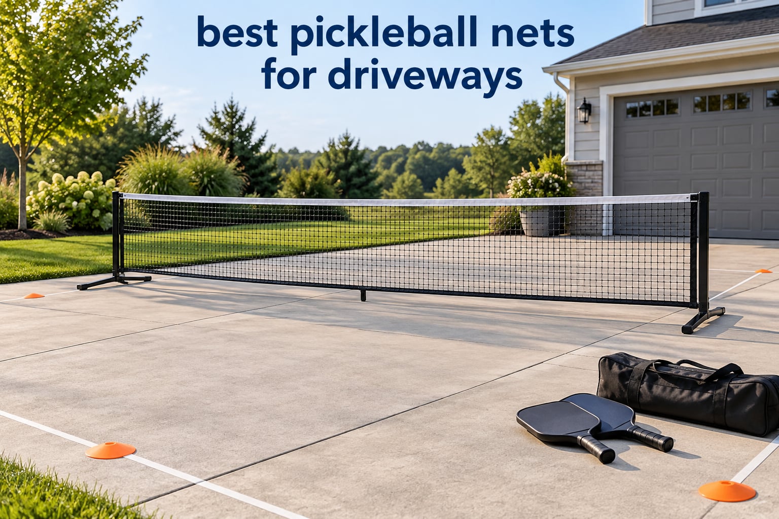 best pickleball nets for driveways