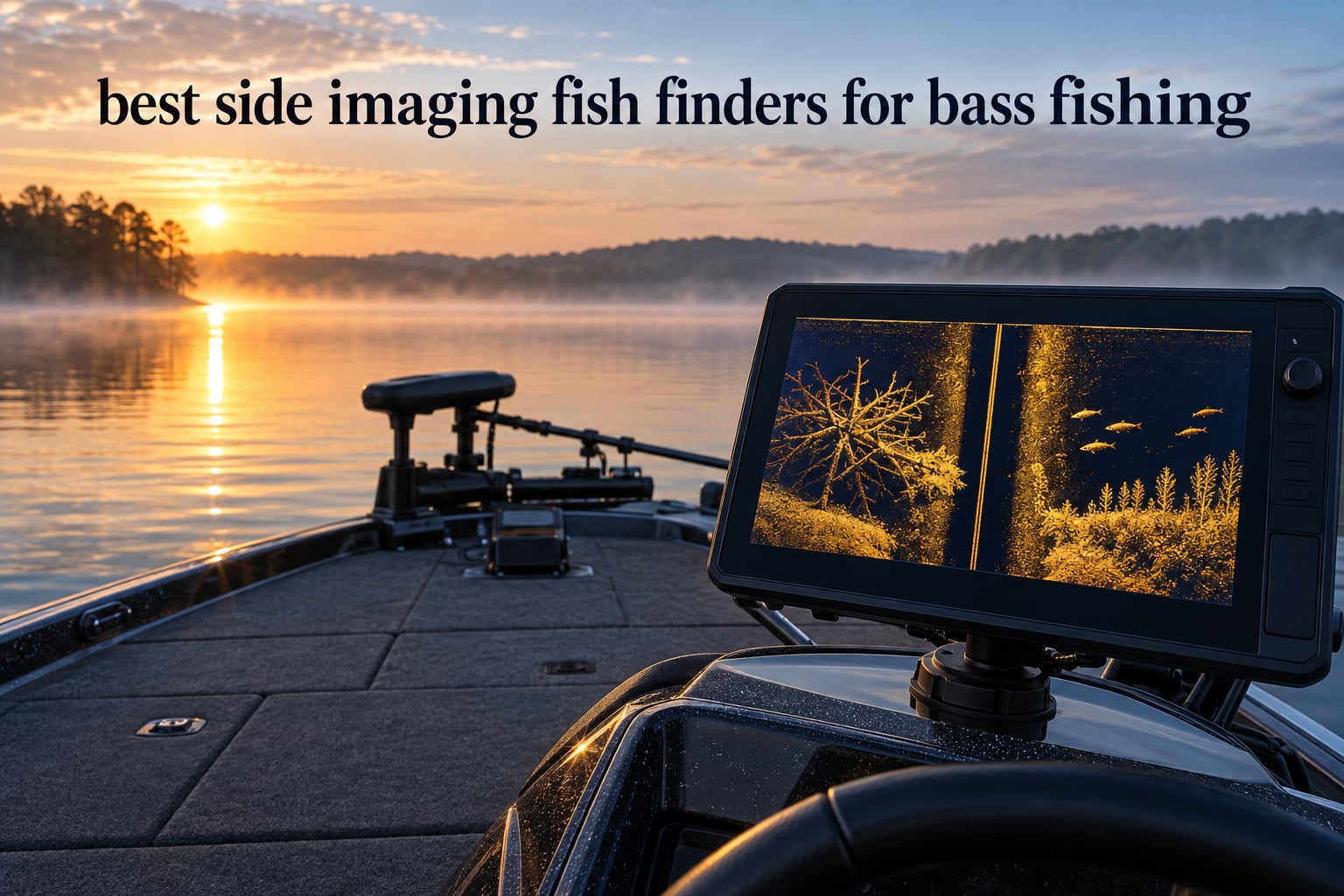best side imaging fish finders for bass fishing